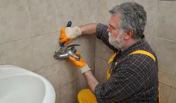 a male plumbing technician smiling at the camera from Plumber Georgetown in Georgetown, TX - Commercial plumbing Repairs a male plumbing technician smiling at the camera from Plumber Georgetown in Georgetown, TX - Commercial plumbing Repairs