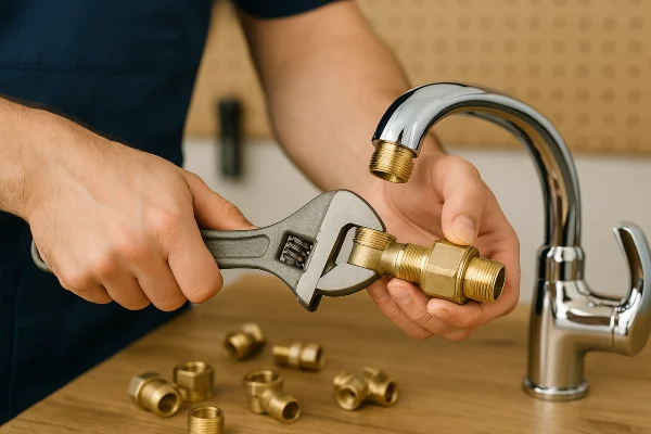 a male plumber installing a toilet from Plumber Georgetown in Georgetown, TX a male plumber installing a toilet from Plumber Georgetown in Georgetown, TX